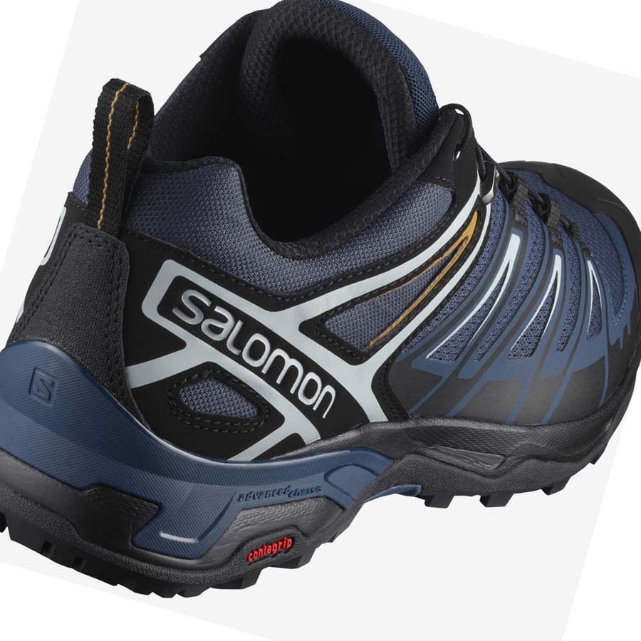 Salomon X ULTRA 3 Túracipő Férfi Sötétkék | HU 2041EBC